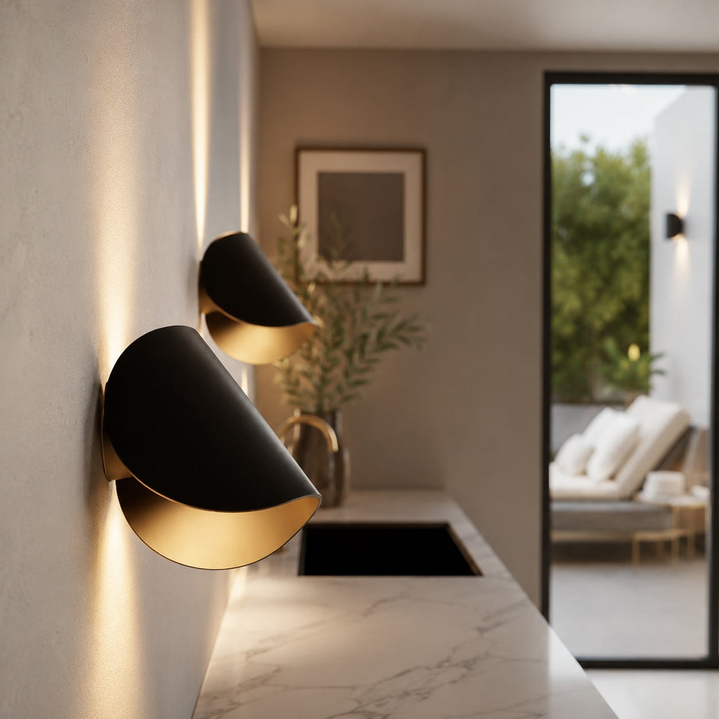 Modern Wall Light Adjustable Aluminum LED Up Down Fixture Dimmable Energy Efficient | ribuella