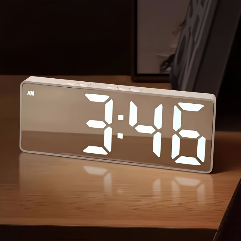 Digital Sunrise Alarm Clock Soft Light Simulation, Automatic Snooze