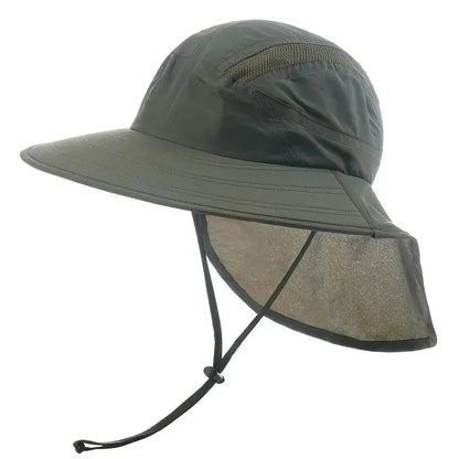 Ultimate Sun Shield Hat with Neck Coverage – Wide Brim Design | ribuella