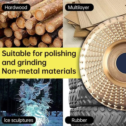 TimberEdge 3-Piece Wood Carving Disc Set | Unleash Flawless Precision and Effortless Control in Every Cut | ribuella