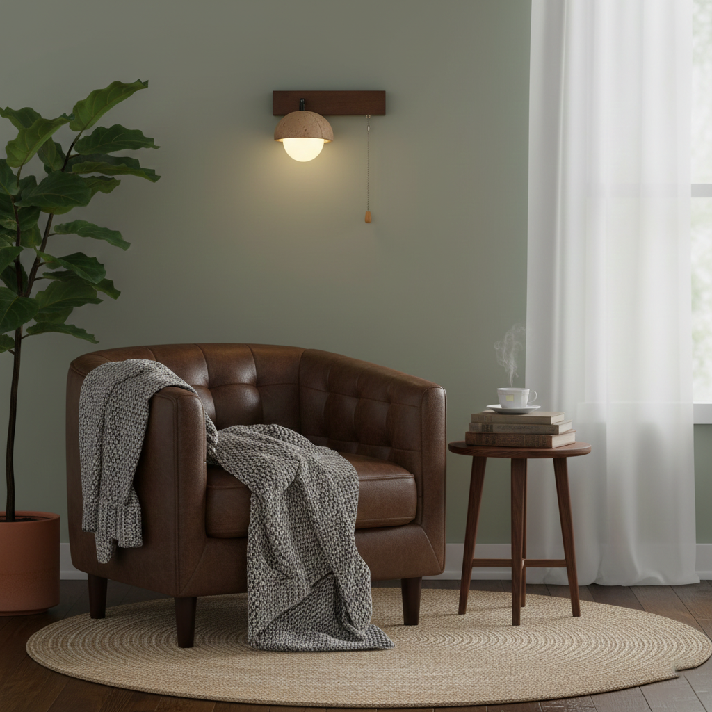 Gabin Wall Lamp, Minimalist Hardwired Fixture, AC 110V G4 Socket Base