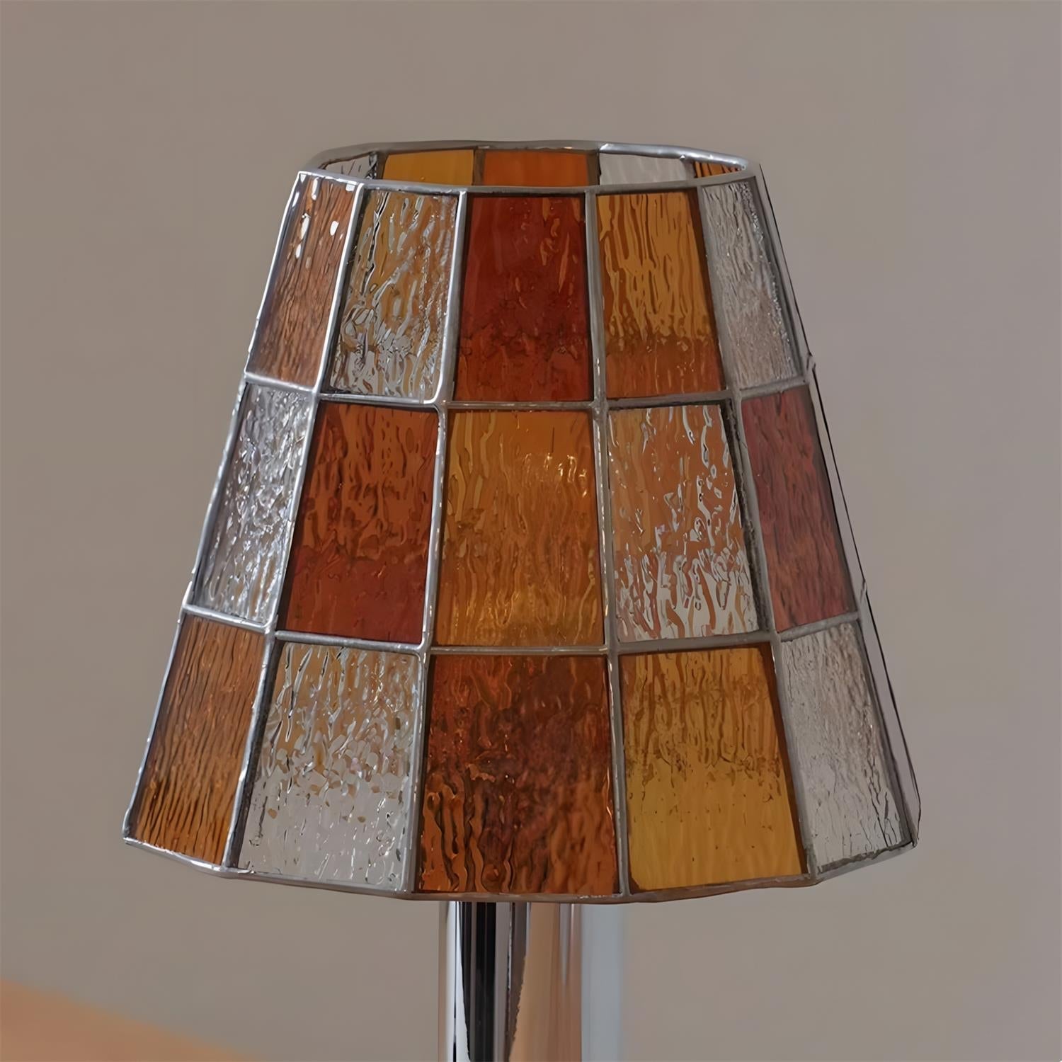 Fun Guy 726 Table Lamp, Conical Geometric Shade Decorative Lighting