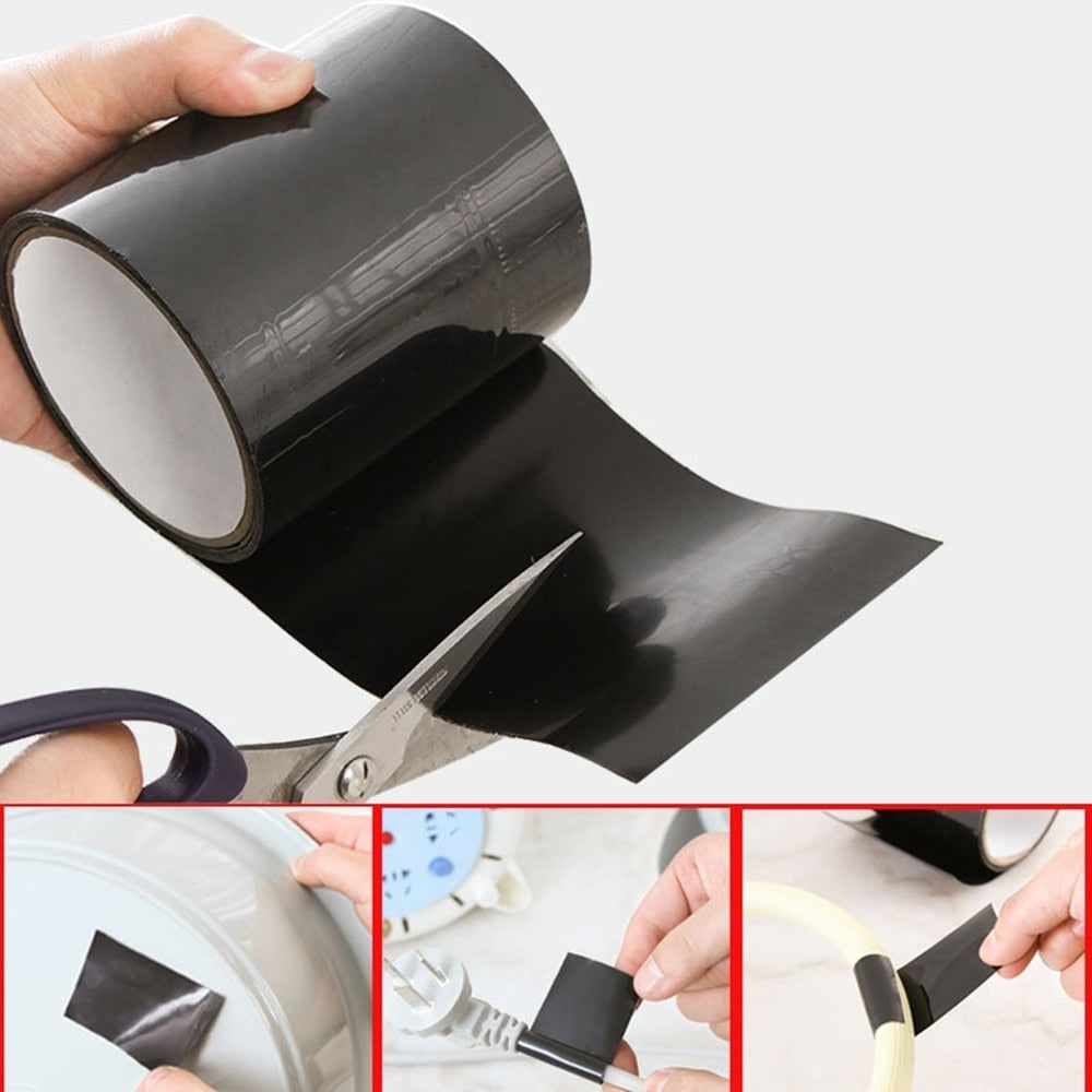 Heavy Duty Waterproof Repair Tape — Rapid Underwater Leak Sealing