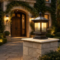 Modern Solar Garden Light Wall Mounted Die-Cast Aluminum Adjustable Dimmable LED Waterproof | ribuella