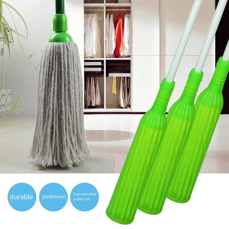 Self-Wringing Microfiber Mop Replacement Head - Swivel Joint - No-Touch Use - CleanPulse | ribuella