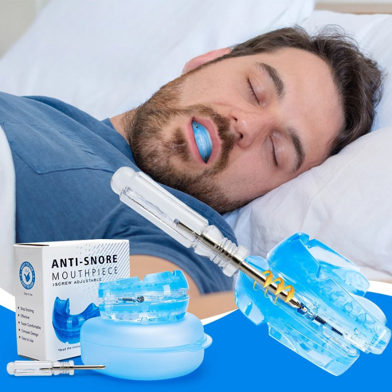 Adjustable Anti Snoring Mouthpiece — Screwdriver And Storage Case Included