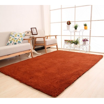 8X10 Solid Shaggy Area Rug — Soft High-Pile Plush, Black And White