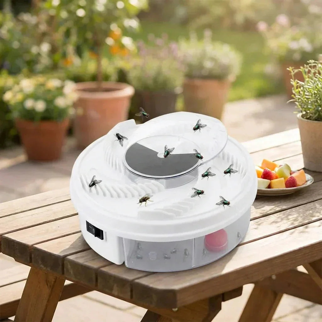 Trampa eléctrica para insectos con brazo giratorio | ribuella