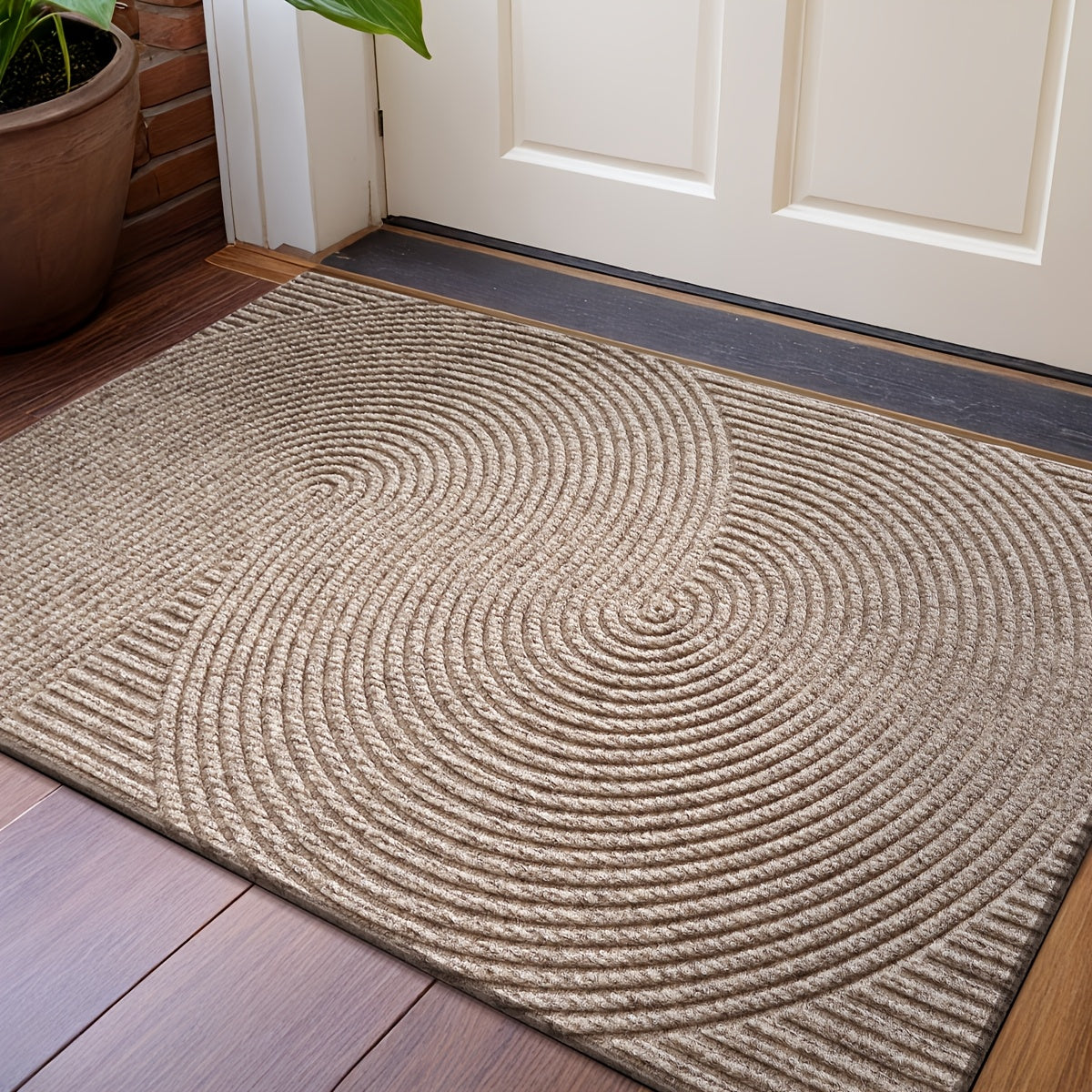 Stylish Non-Slip Geometric Entryway Mat for Your Home | ribuella