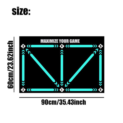Training Mat for Soccer Skills Development – Ball Control & Speed | ribuella