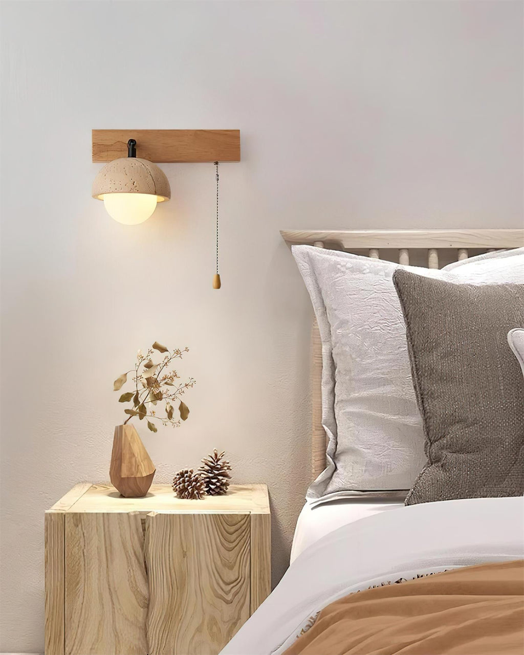 Gabin Wall Lamp, Minimalist Hardwired Fixture, AC 110V G4 Socket Base