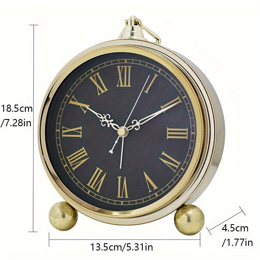 Timeless European-Style Silent Desk Clock for Peaceful Spaces | ribuella
