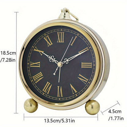 Timeless European-Style Silent Desk Clock for Peaceful Spaces | ribuella