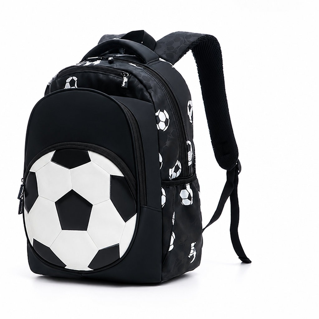 Thick Durable Football-Print Sports Backpack | ribuella