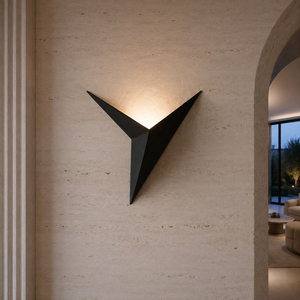 Modern Minimalist Wall Sconce Lighting Wall Mounted Metal Fixture with Integrated LED Dual Color Modes | ribuella