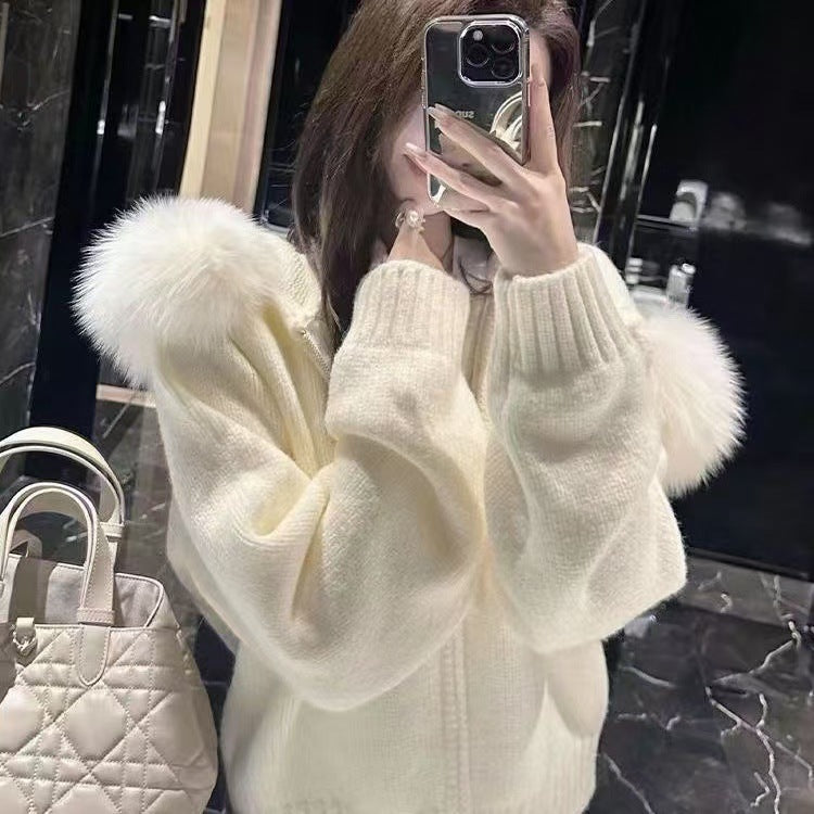 Gilet Capuche Fourrure Premium