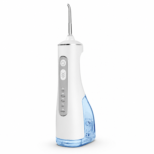 USB Rechargeable Water Flosser with High-Pressure Pulse Technology – 4 Nozzles | ribuella