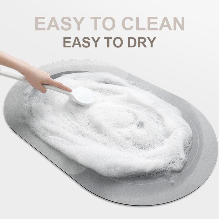 Ultra-Absorbent, Fast-Drying Bathroom Comfort Mat | ribuella