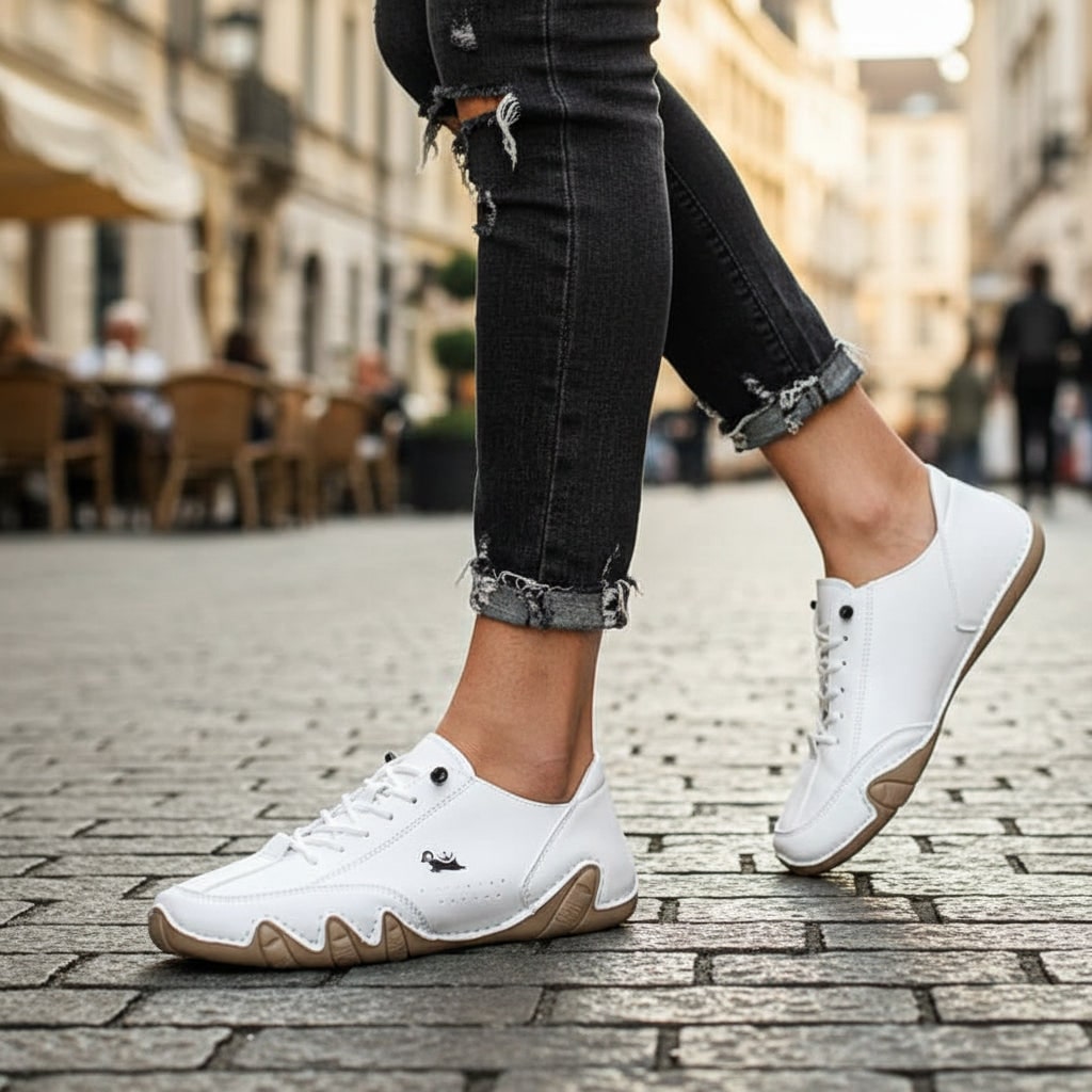 Ανδρικά αδιάβροχα παπούτσια barefoot — μινιμαλιστικός σχεδιασμός με κορδόνια, εύκαμπτη λαστιχένια σόλα