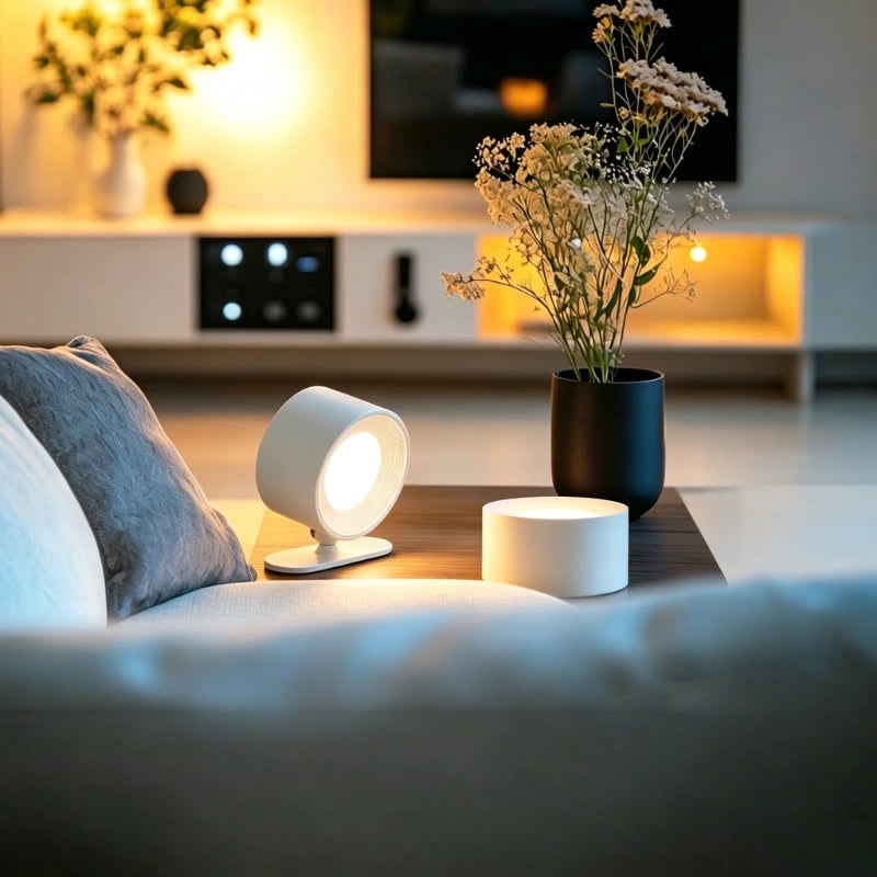 Trådløs genopladelig væglampe – magnetisk LED-lampe, justerbart kugleled