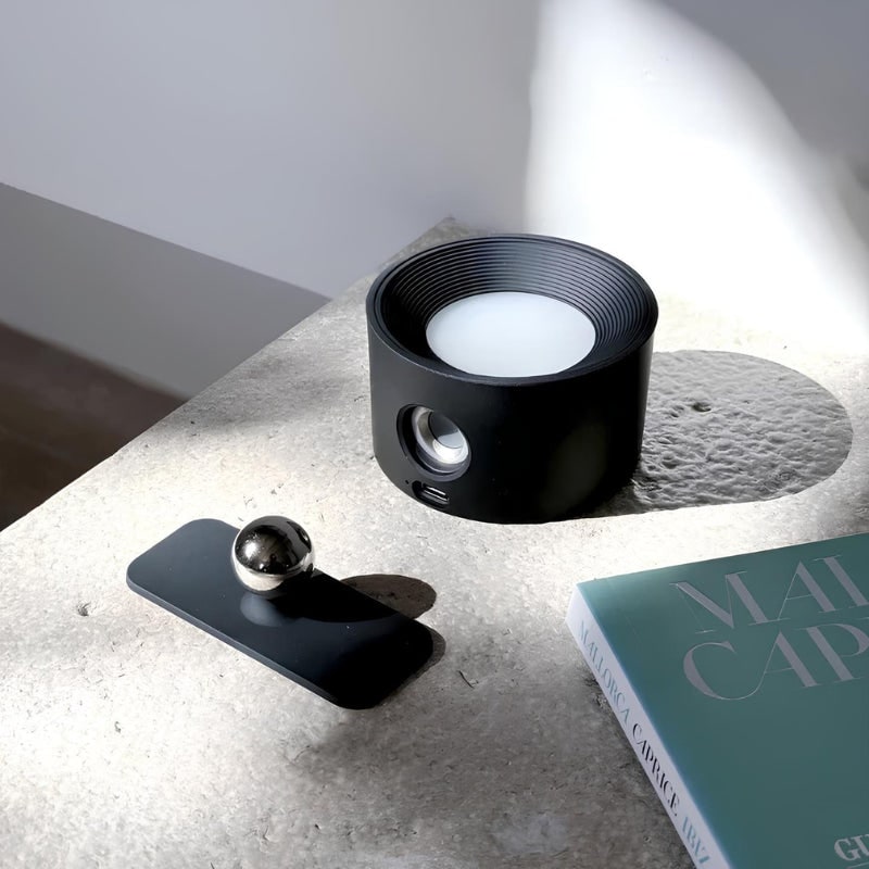 Trådløs genopladelig væglampe – magnetisk LED-lampe, justerbart kugleled