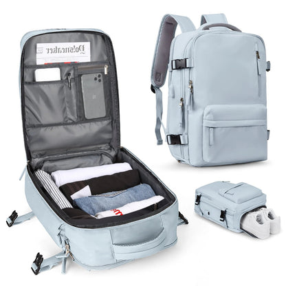 Stylish 35L Travel Backpack for Women - Water-Resistant & Secure | ribuella