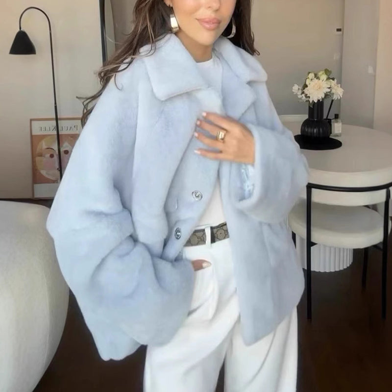 Veste Peluche Épurée