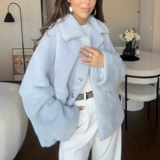 Veste Peluche Épurée