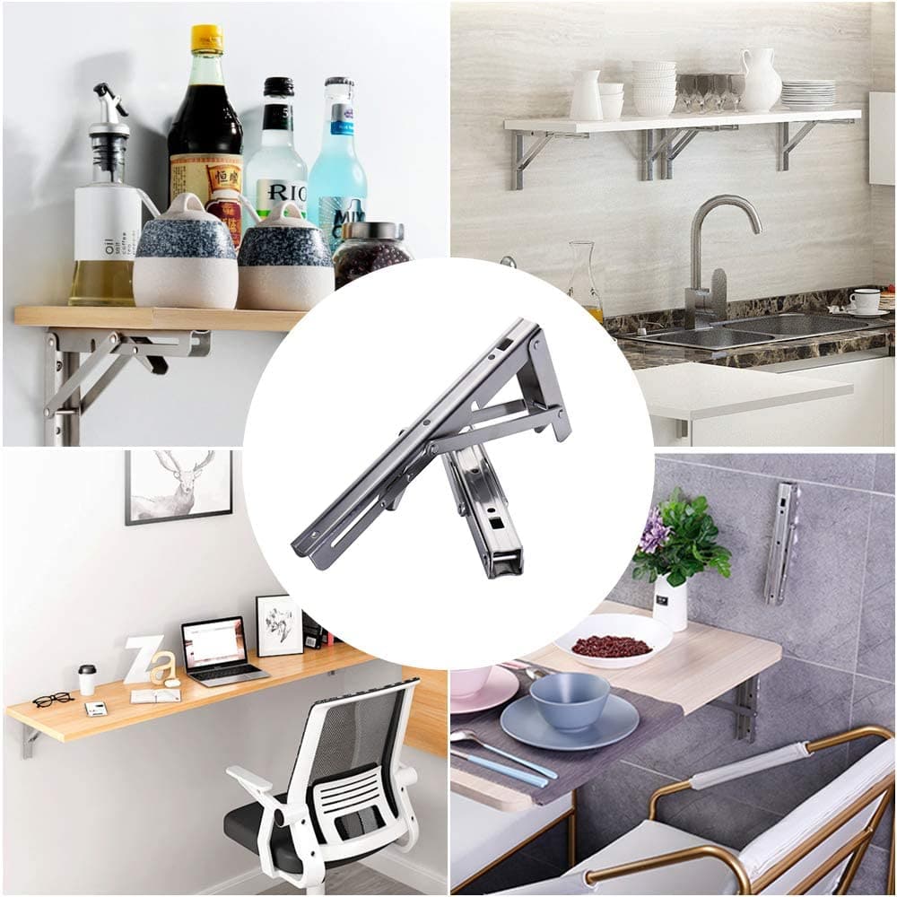 SwiftFold - Unlock Instant Freedom with Heavy-Duty, Space-Saving Brackets | ribuella