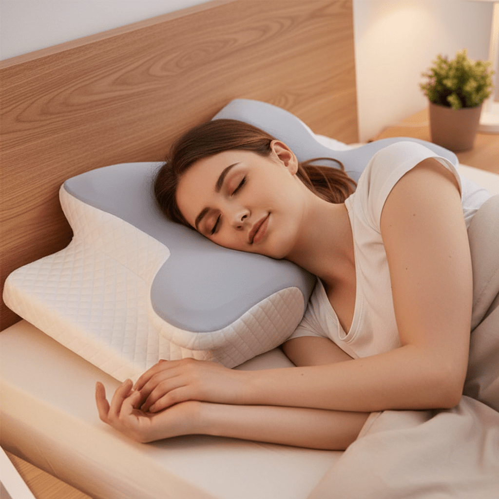 AuroraCore Dual-Height Orthopaedic Memory Foam Pillow