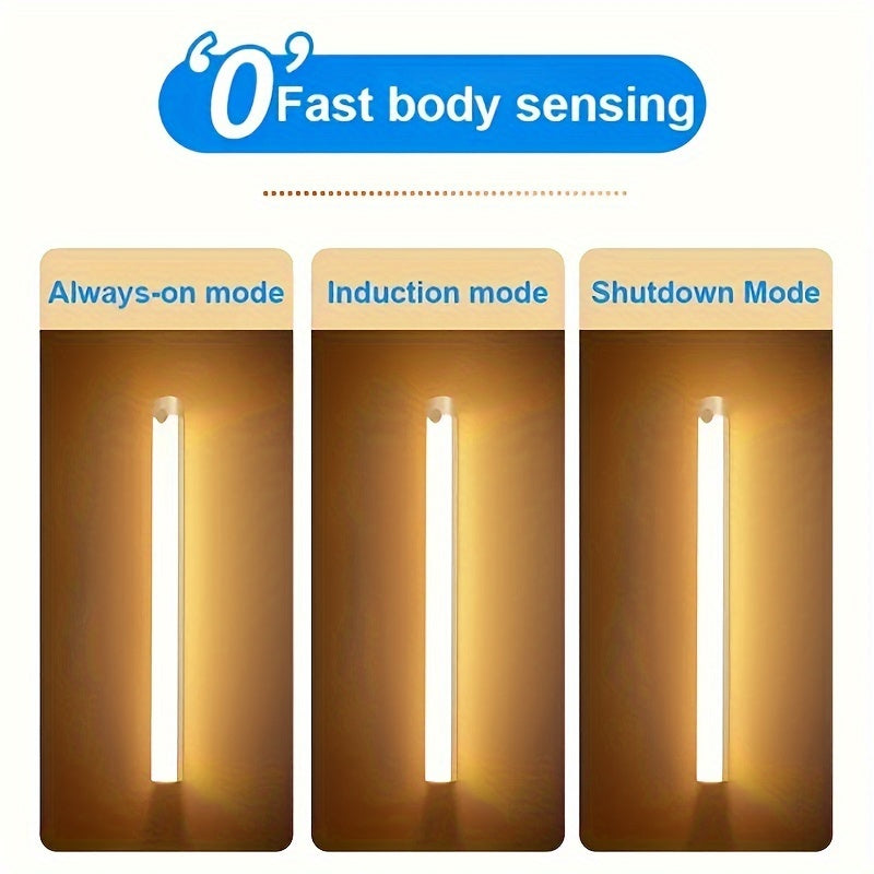 Wireless Rechargeable Motion Activated LED Strip - Automatic Indoor Lighting