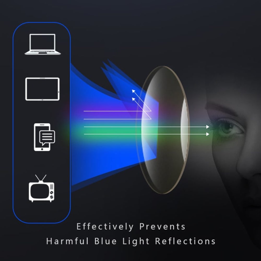 Gafas de lectura bifocales progresivas — Lentes con filtro de luz azul y monturas con bisagras flexibles
