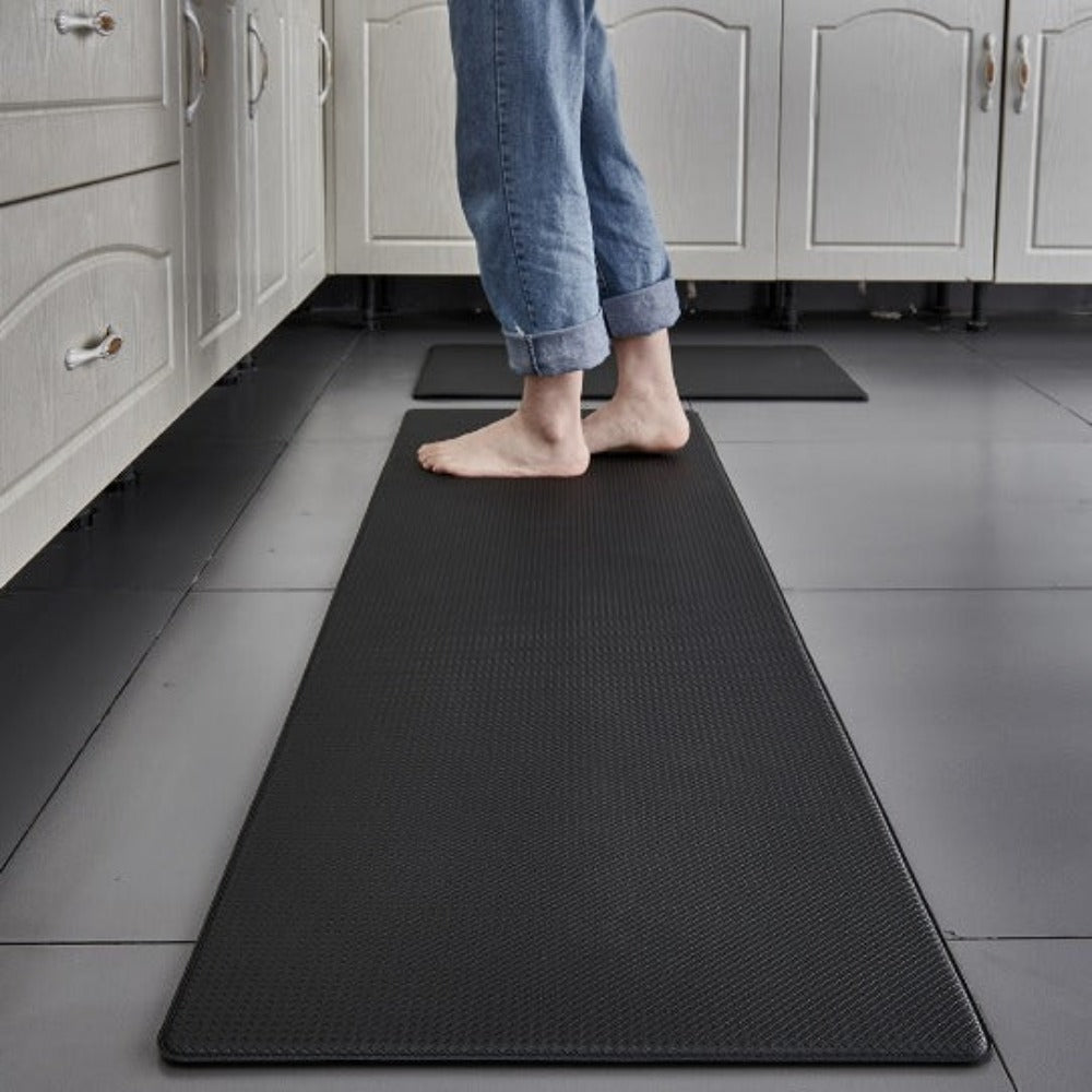 Anti-Fatigue Cushioned Kitchen Floor Mat - Ergonomic Joint Support