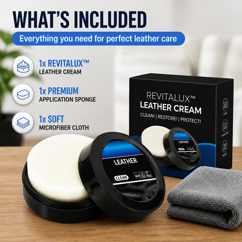 RevitaLux Leather Cream | Obnovte hebký, zářivý vzhled, který si vaše kůže zaslouží | ribuella
