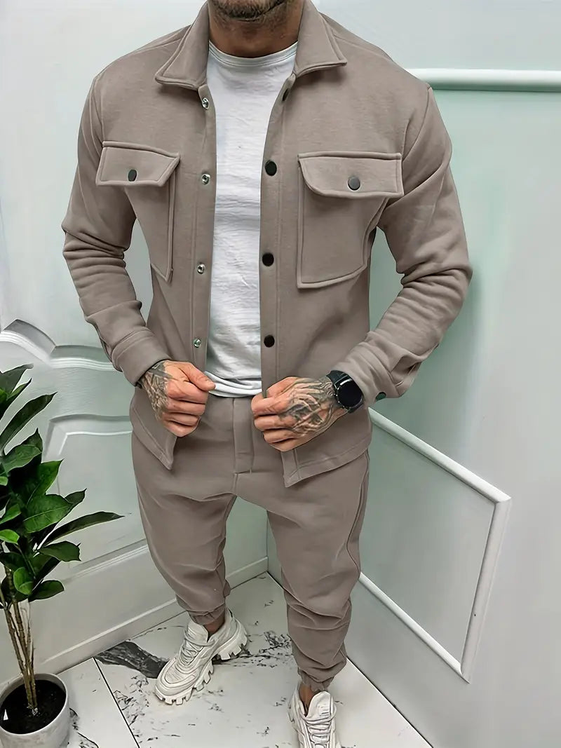 Men's Daan Jacket And Trousers Set Stylish Two-Piece Outfit