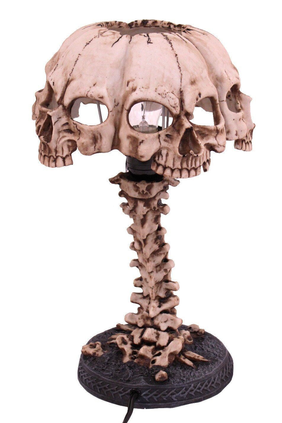 Nyra Skeleton LED Table Lamp, Minimalist Halloween Accent