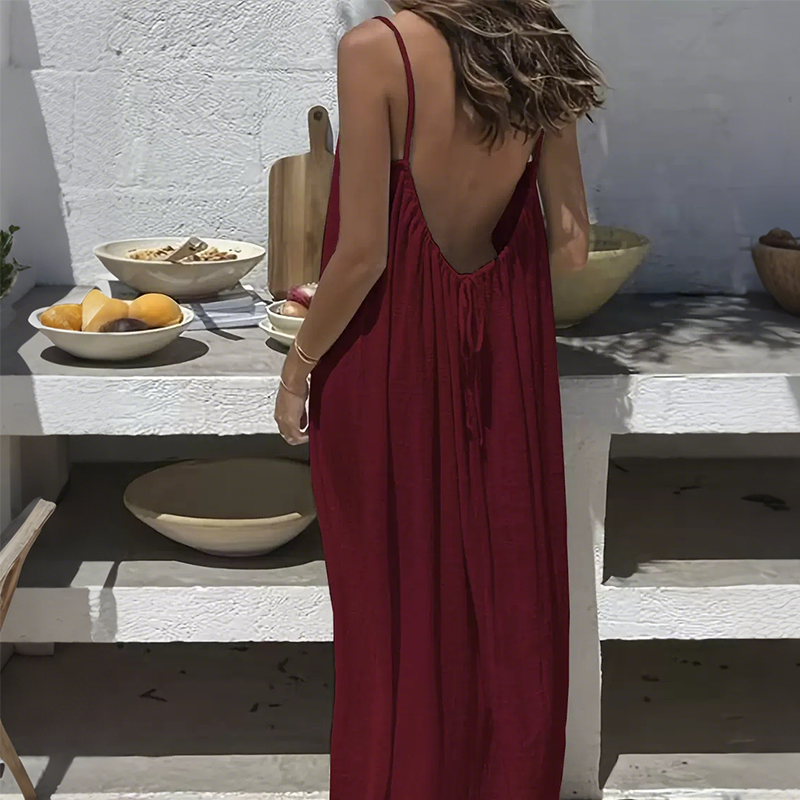 Rochie maxi SerafinaWave | Străbate vara cu o răcoare incomparabilă și o eleganță fără efort | ribuella