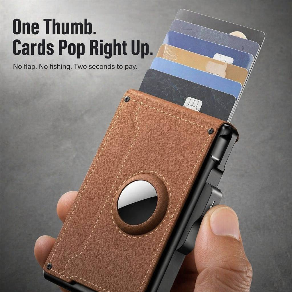 StealthEdge | خفّف ما تحمله، وأوقف سرقة RFID، وحدد موقعه باستخدام AirTag | ribuella