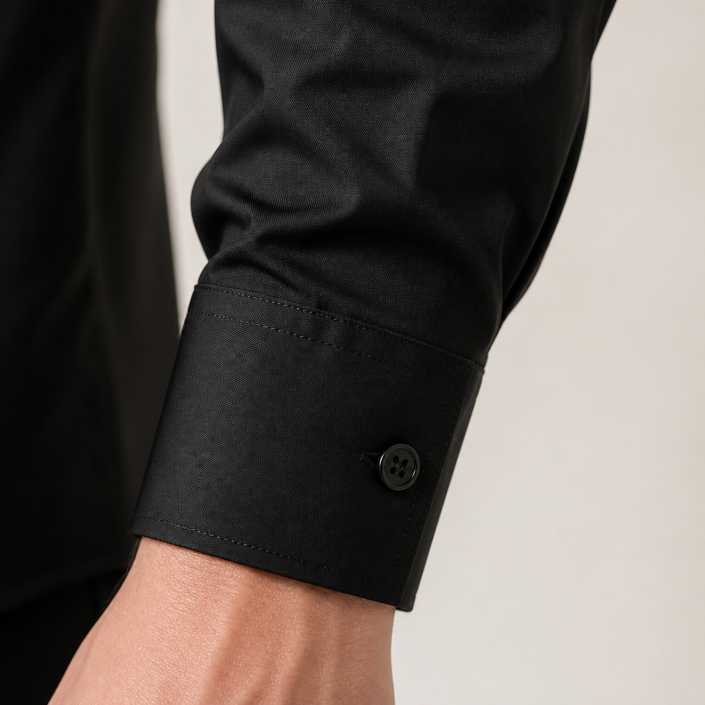 RevoStretch – Smooth Stretch Button-Down Shirt with Wrinkle-Resistant Silky Sheen | ribuella