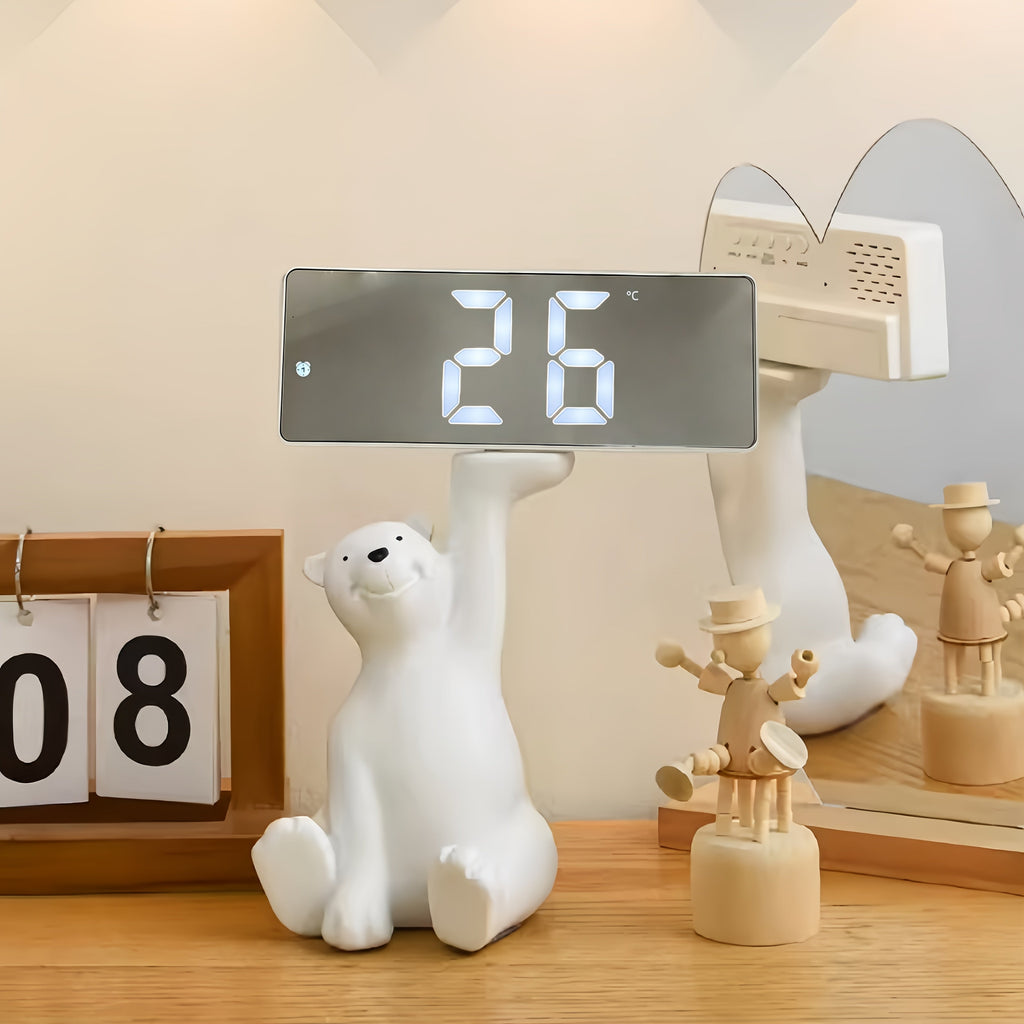 Digital Sunrise Alarm Clock Soft Light Simulation, Automatic Snooze