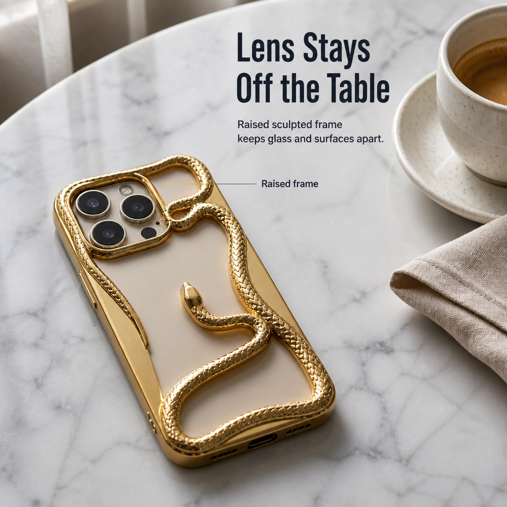 Serpentine Luxe | Bär din iPhone som ett skulpterat smyckesmästerverk | ribuella