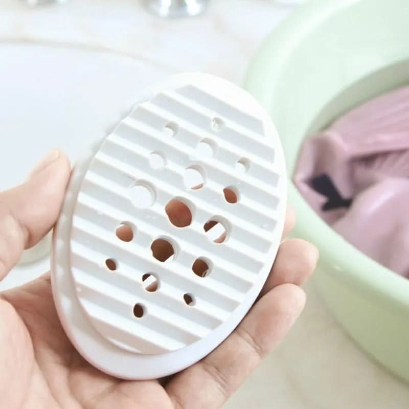 Silicone Soap Holder and Dish for Easy Draining | ribuella
