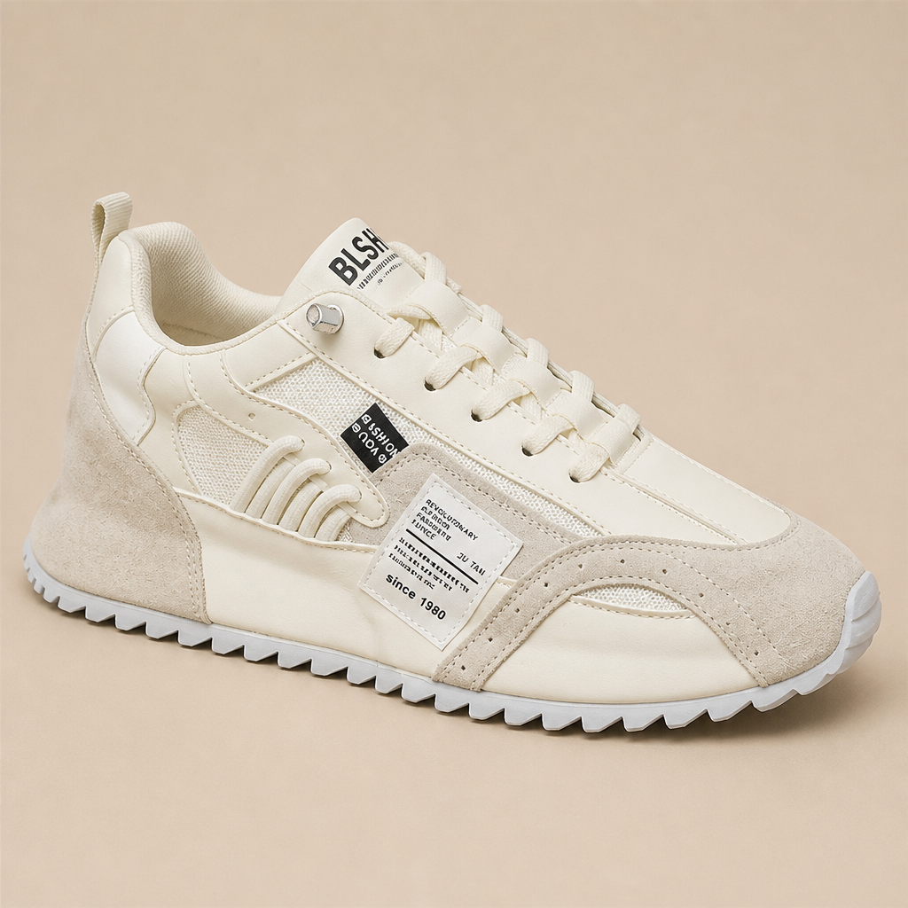 StridePro – Heritage Retro Runner Sneakers with Mesh & Suede Blend | ribuella