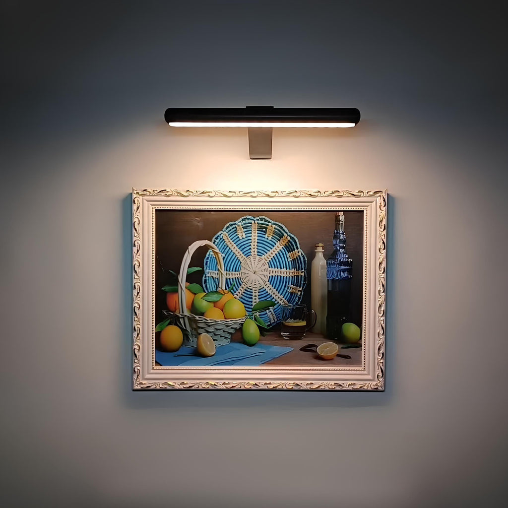 Cordless Rechargeable Picture Light Remote Brightness And Color Control