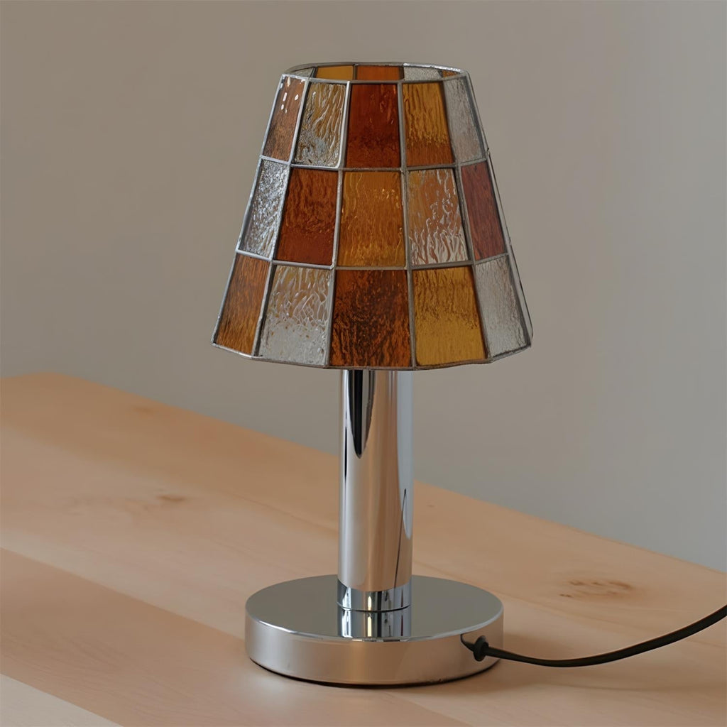 Fun Guy 726 Table Lamp, Conical Geometric Shade Decorative Lighting