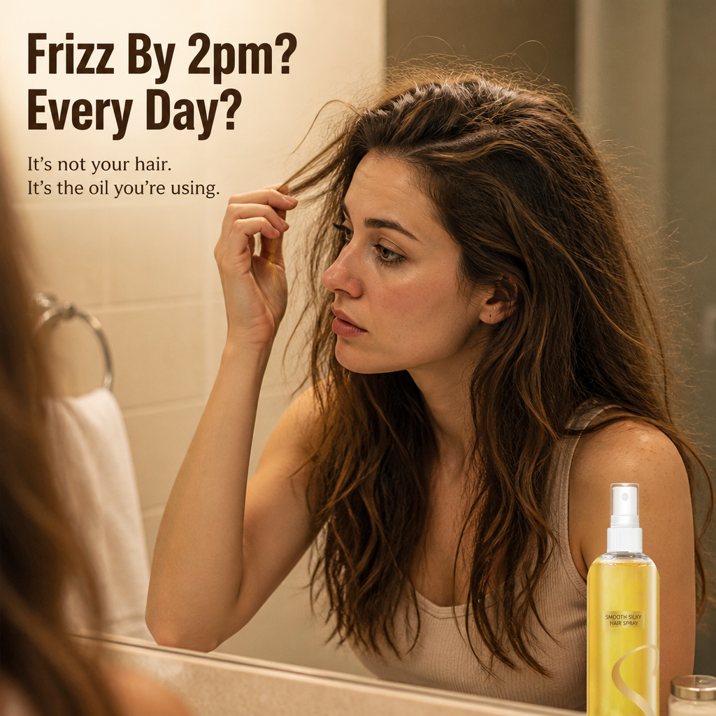 SilkBloom | Spray On Smooth, Frizz-Free Hair with All-Day Salon Scent | ribuella
