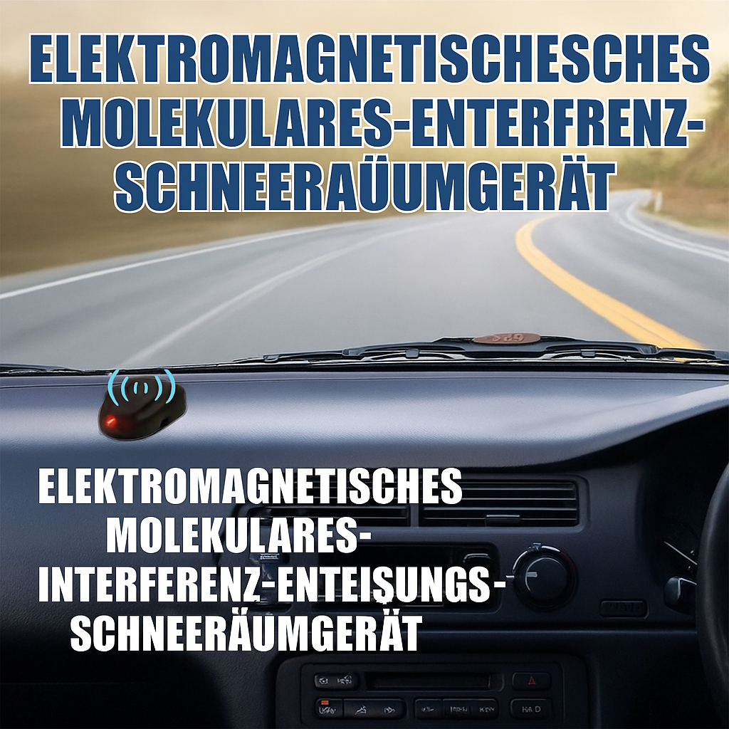 Dégivreur électromagnétique de pare-brise de voiture à énergie solaire - sans fil, LED, fixation par ventouse