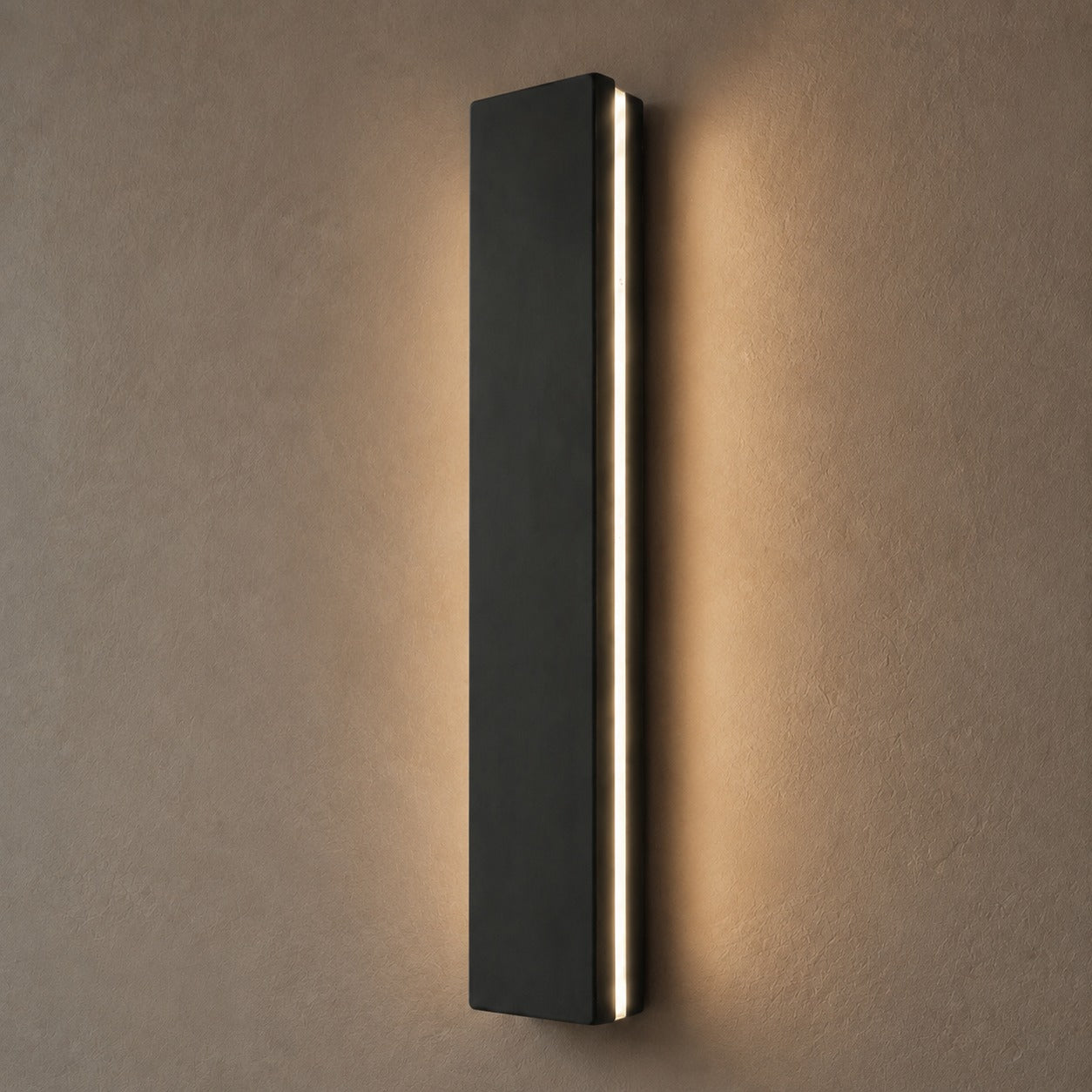 Minimalistisk utomhusvägglampa, väggmonterad i aluminium, LED med justerbar färgtemperatur, väderbeständig | ribuella