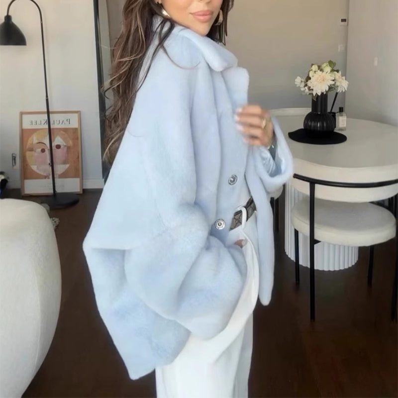 Veste Peluche Épurée