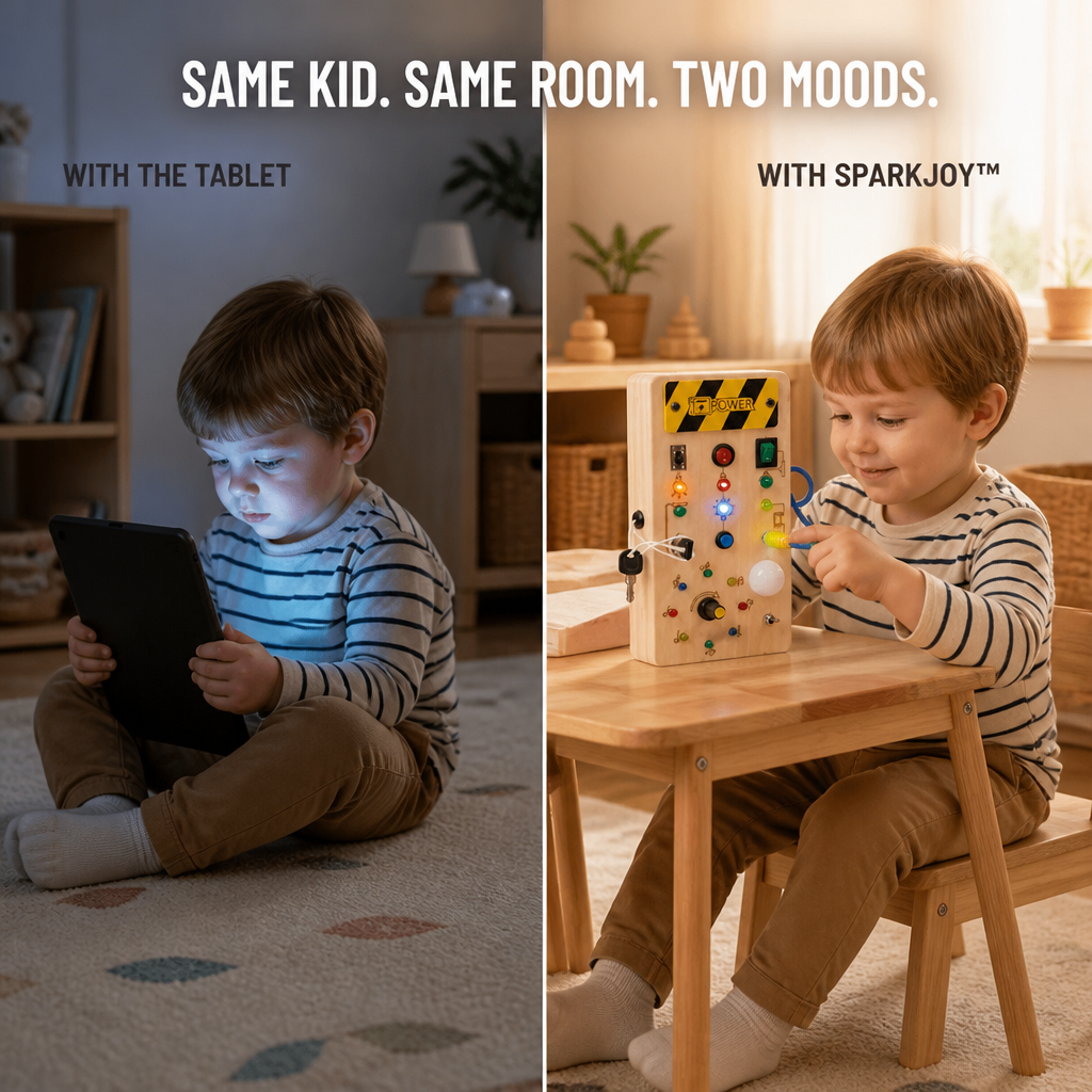 SparkJoy | Swap Phone Meltdowns for 30 Minutes of Peaceful Play | ribuella